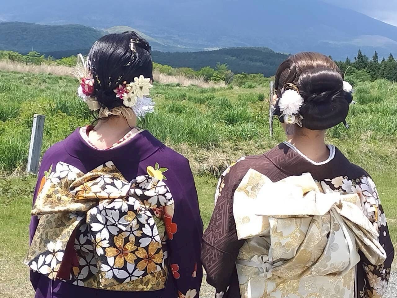 「『ヘアと帯結び』撮影に参加しました」
