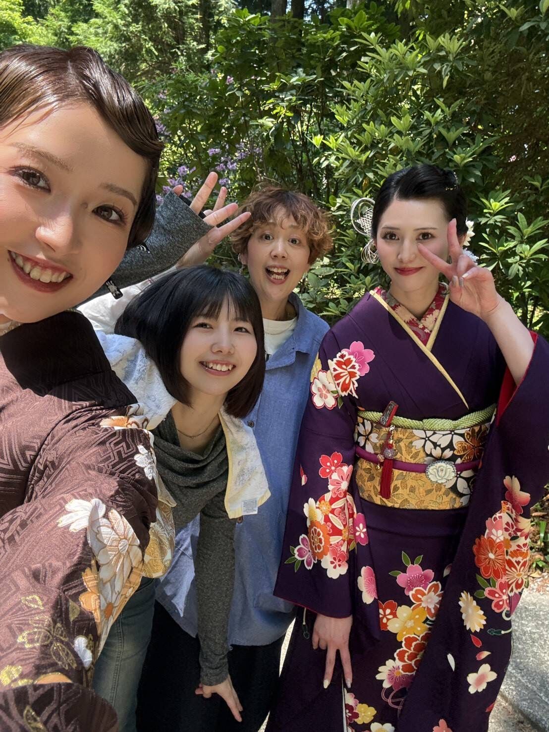 「『ヘアと帯結び』撮影に参加しました」