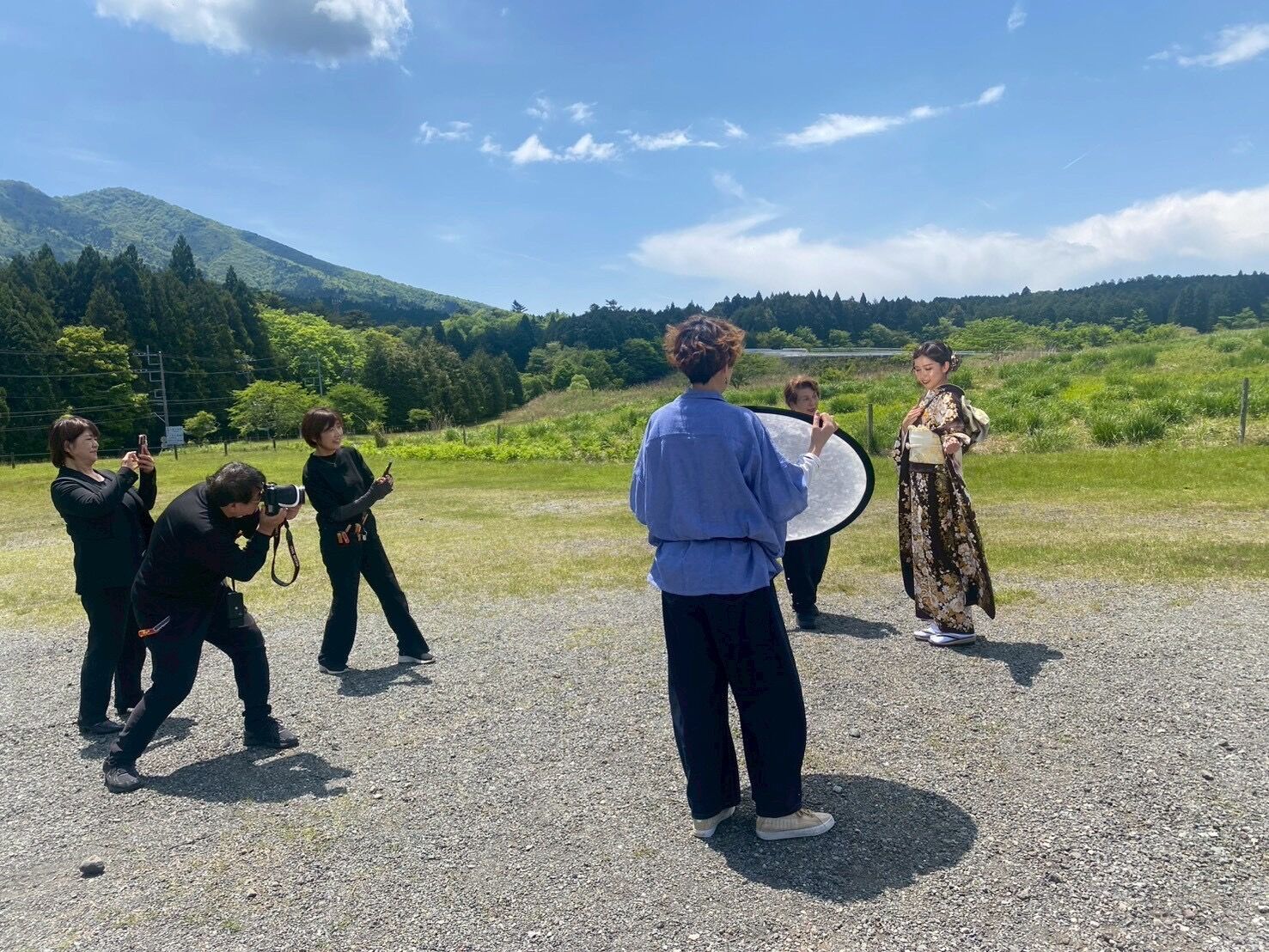 「『ヘアと帯結び』撮影に参加しました」